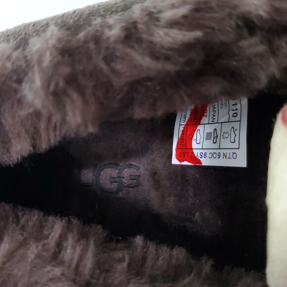 UGG Ascot Slipper Dusted Cocoa Suede Wool Comfort Loafer Men's US 9 NIB - Picture 7 of 15